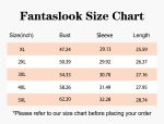 Fantaslook Plus Size Sweatshirts for Women Crewneck Casual Tunic Tops Loose Long Sleeve Shirts - Image 6